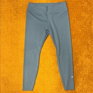 Nike Dri-Fit Leggings. Color:Steel Blue, Size:XL